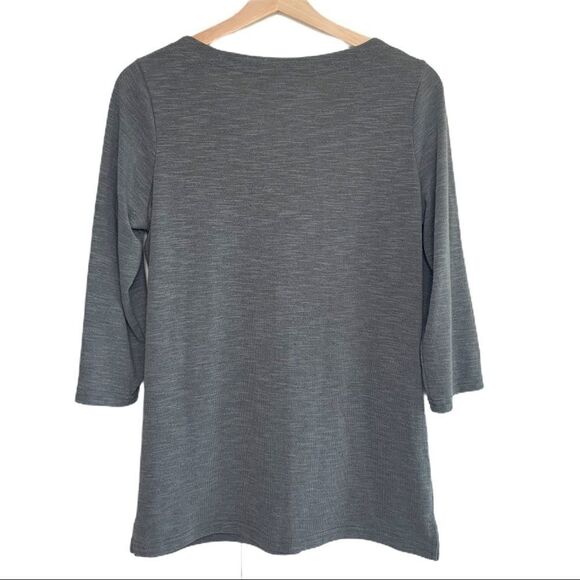 L.L. Bean 3/4 Sleeve Casual Top - Picture 3 of 3